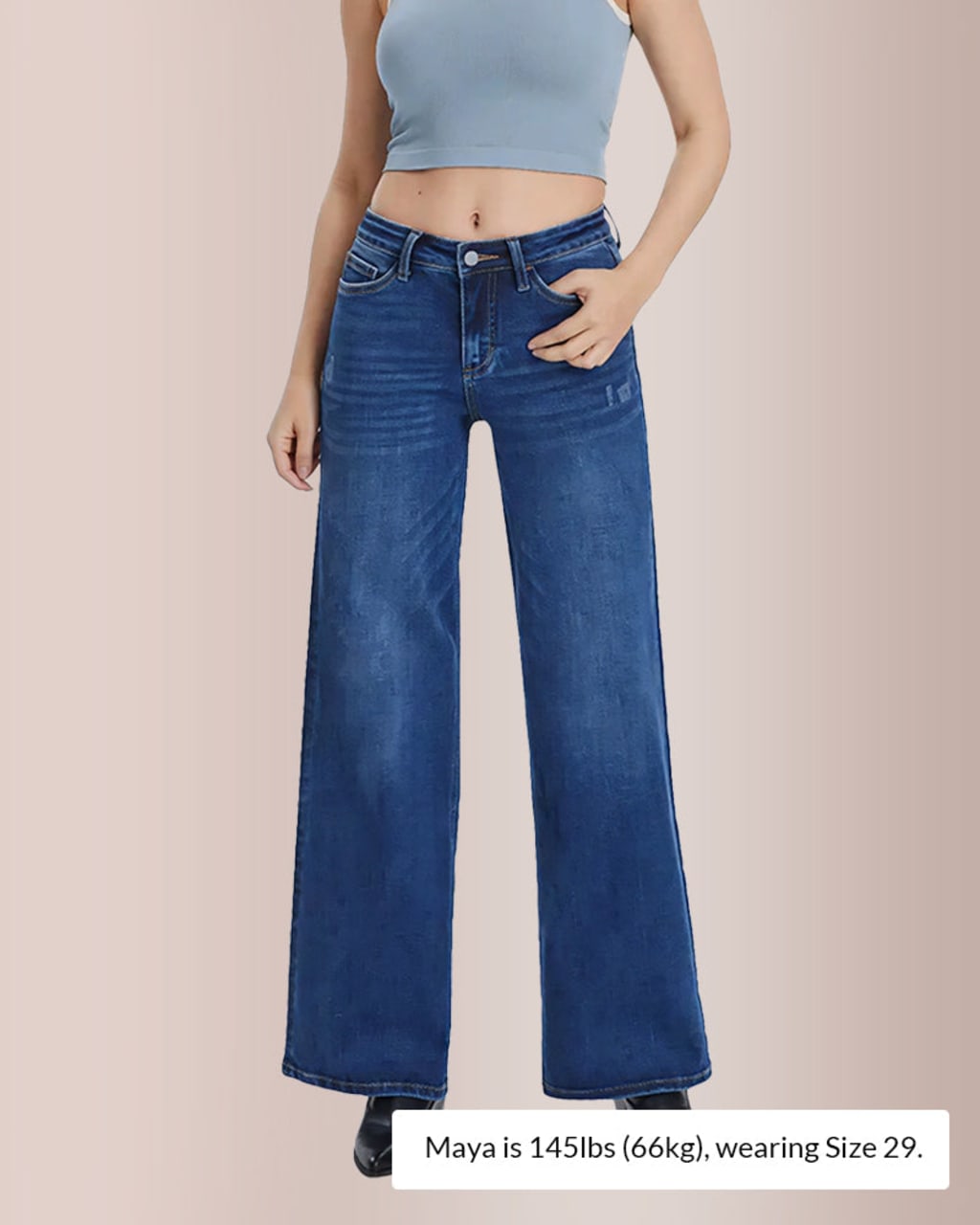 Mid-low Rise Baggy Jeans VIP